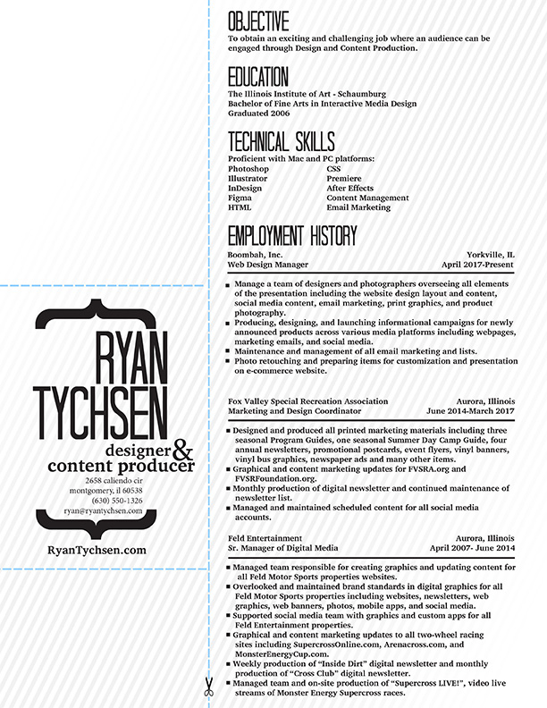 Ryan Tychsen Resume